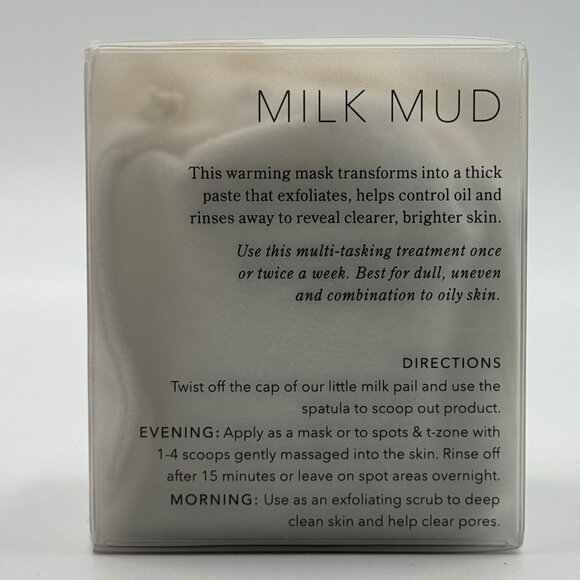 Beekman 1802 Milk Mud Warming Clay Mask 1.69oz Exfoliating Lactic Acid & AHAS - Picture 6 of 6
